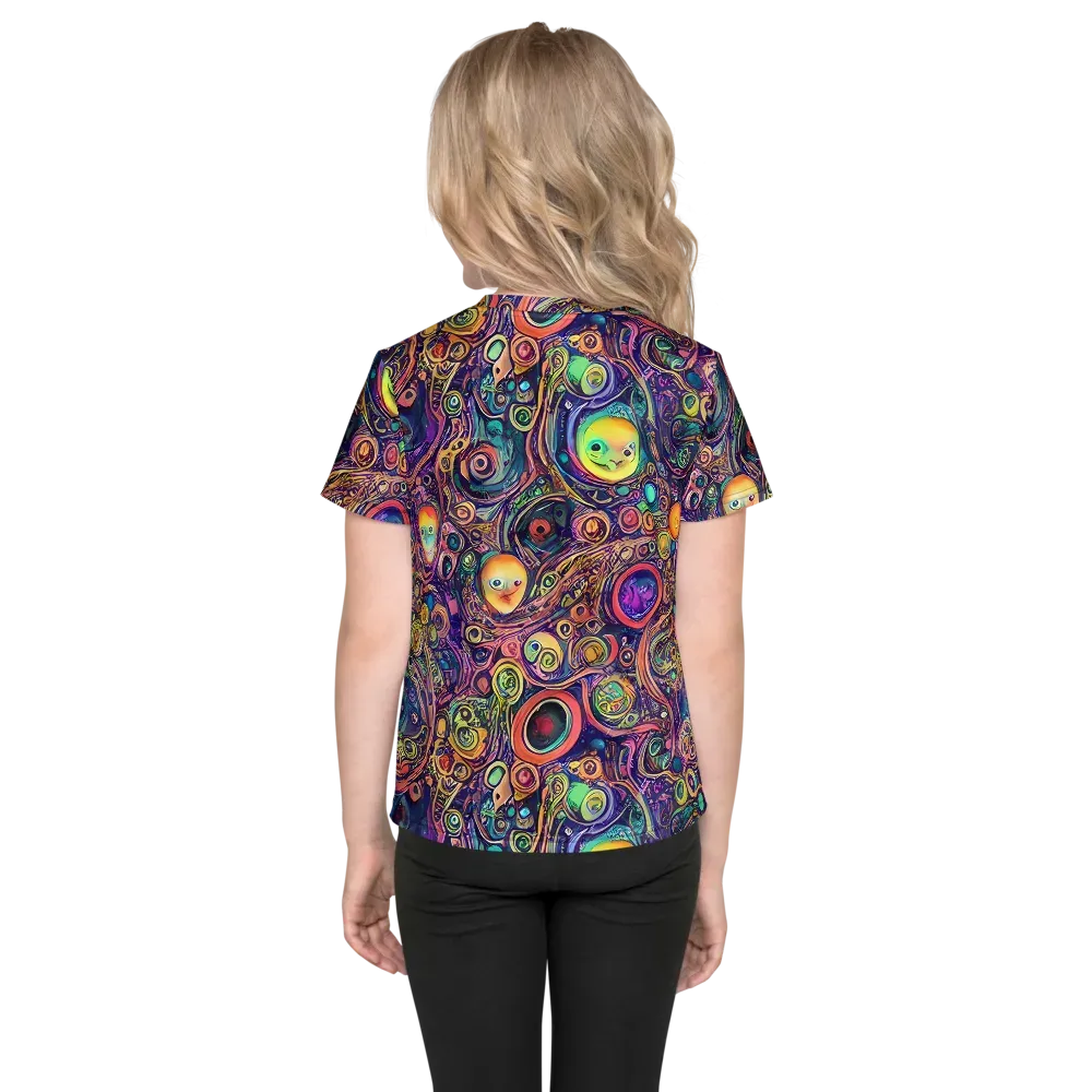Jansson's Nebula on Kids Crew Neck T-Shirt — Back