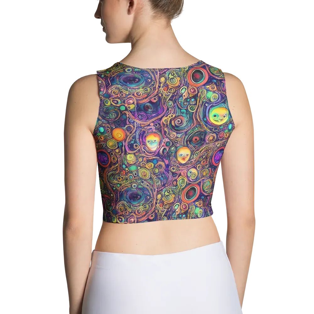 Jansson's Nebula on Crop Top — Back