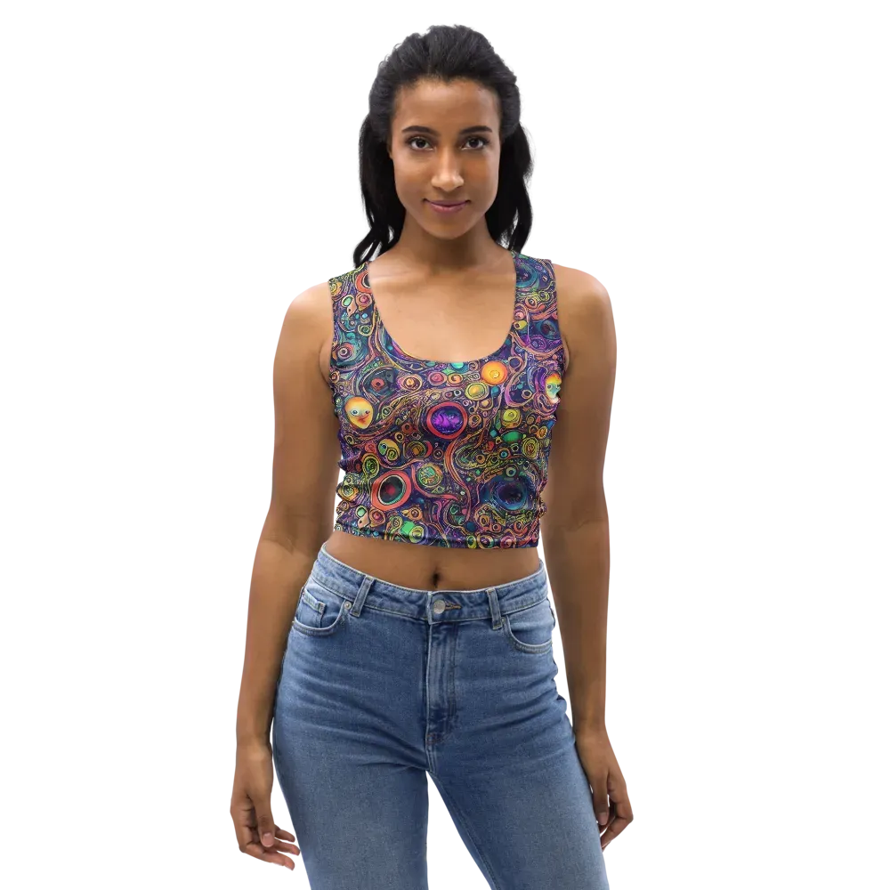 Jansson's Nebula on Crop Top — Front