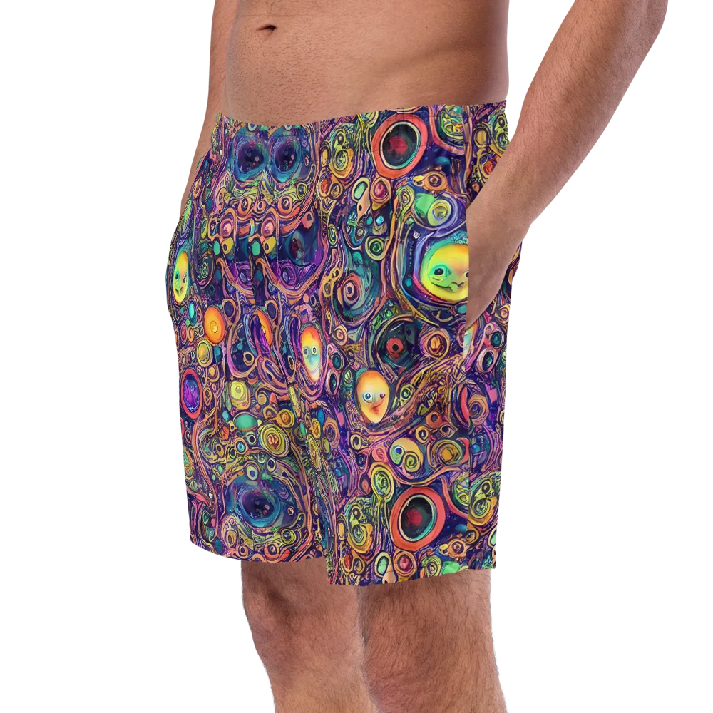 Jansson's Nebula on Swim Trunks — Left Front