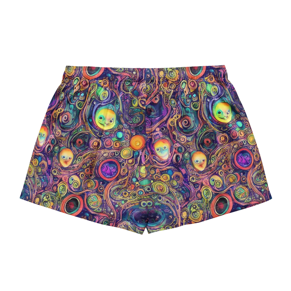 Jansson's Nebula on Women's Pajama Shorts — Back
