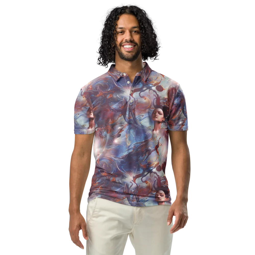 Dreamweaver on Men's Slim Fit Polo Shirt — Front