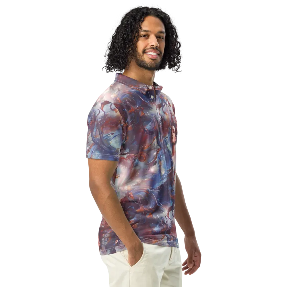 Dreamweaver on Men's Slim Fit Polo Shirt — Right Front