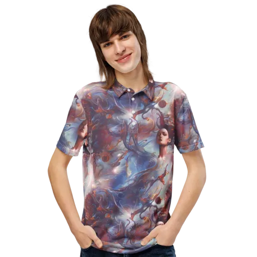 Dreamweaver on a Men's Slim Fit Polo Shirt
