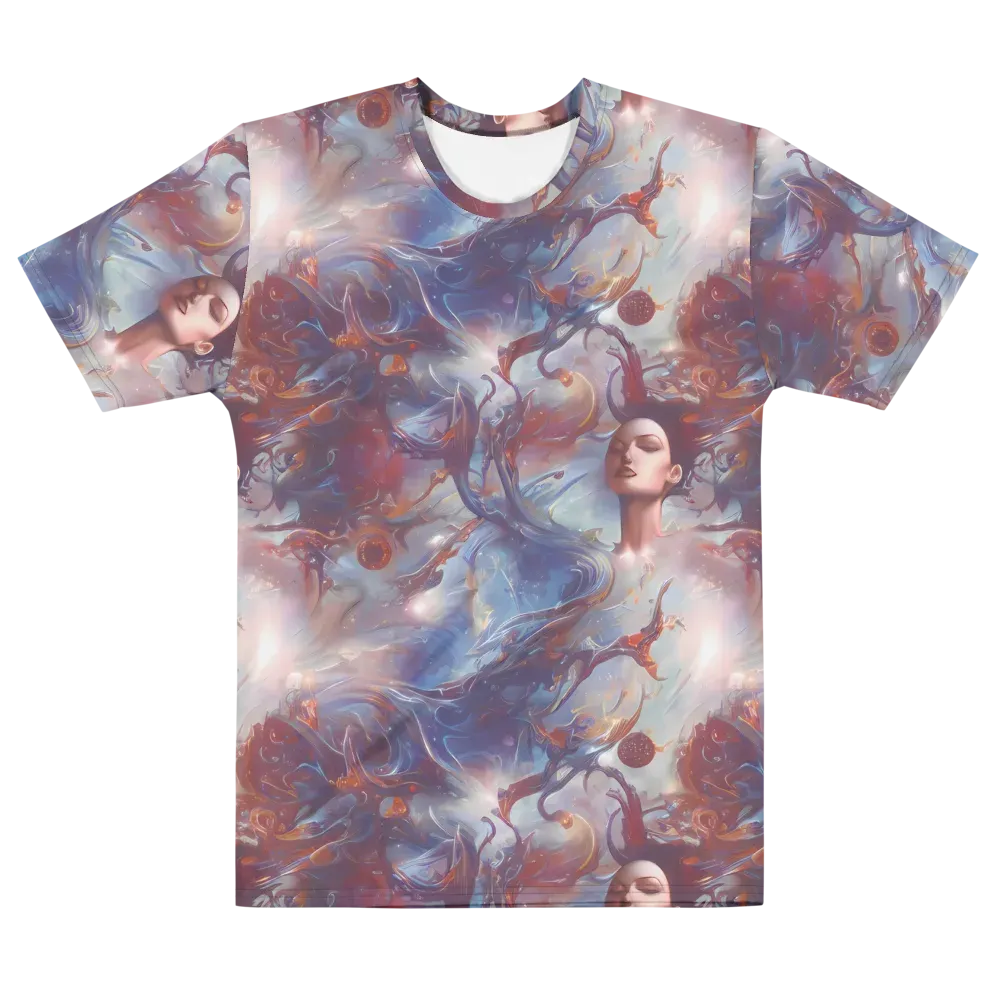Dreamweaver on Men's Cotton Crew Neck T-Shirt — Front