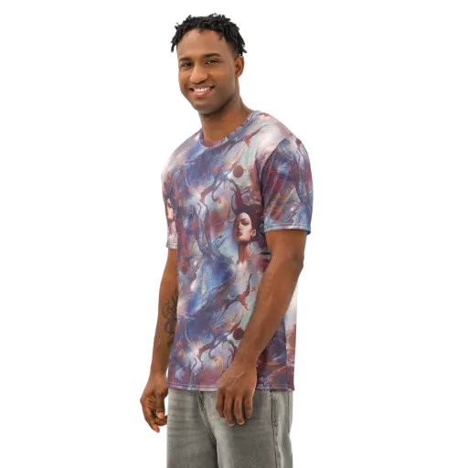 Dreamweaver on a Men's Cotton Crew Neck T-Shirt