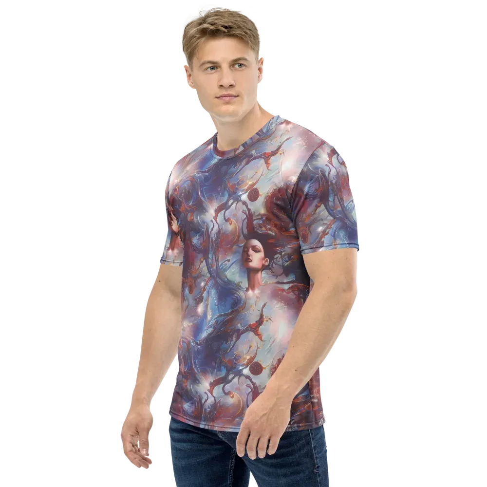 Dreamweaver on Men's Crew Neck T-Shirt — Left