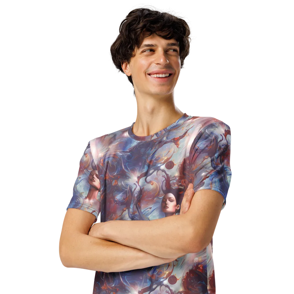 Dreamweaver on Men's Crew Neck T-Shirt — Left Front