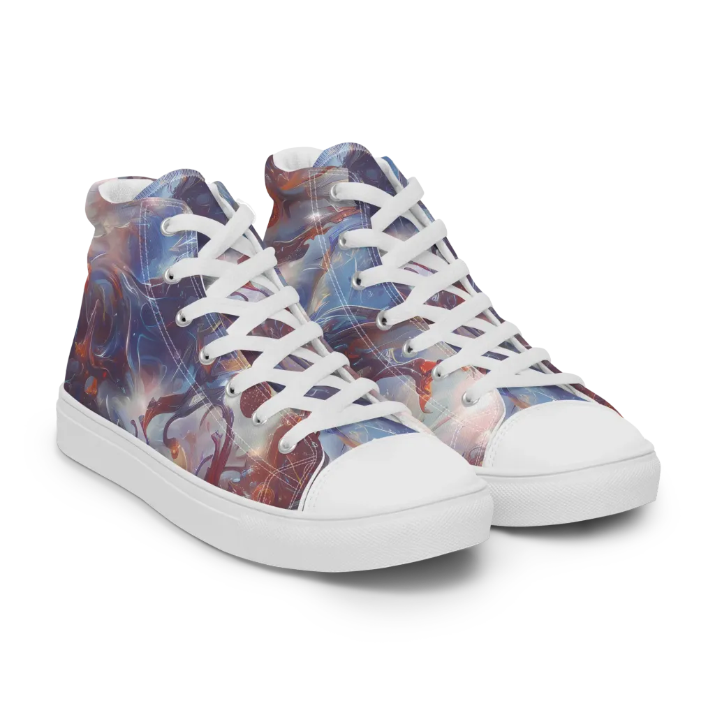 Dreamweaver on Men's High Top Canvas Shoes — Right Front