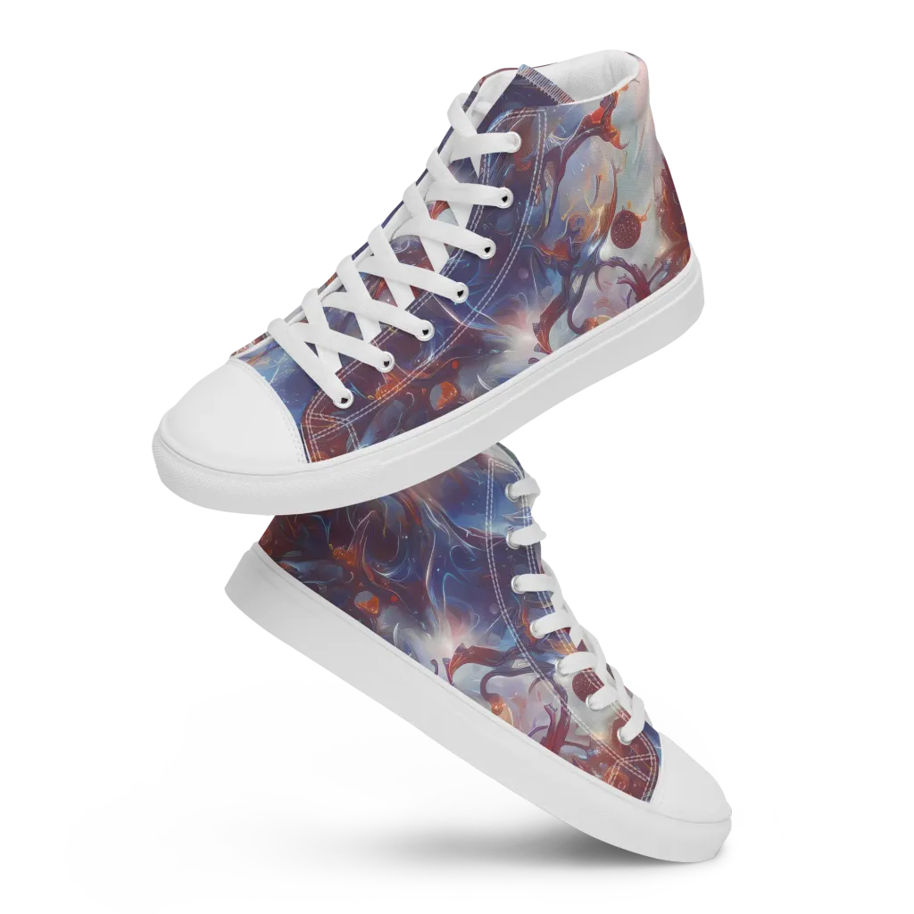 Dreamweaver on Men's High Top Canvas Shoes — Front