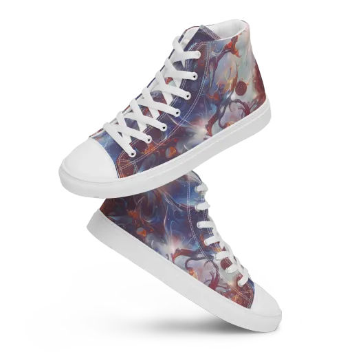 Dreamweaver on a Men's High Top Canvas Shoes