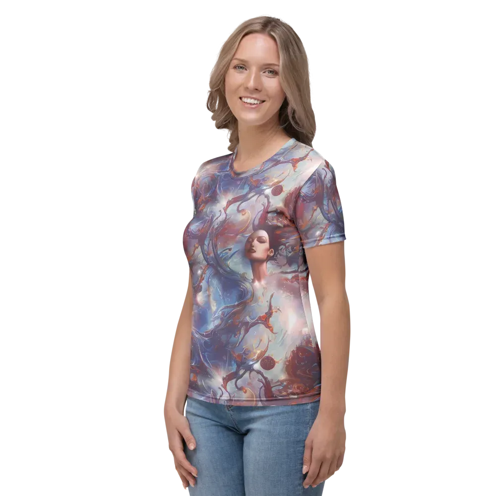 Dreamweaver on Women's Crew Neck T-Shirt — Left