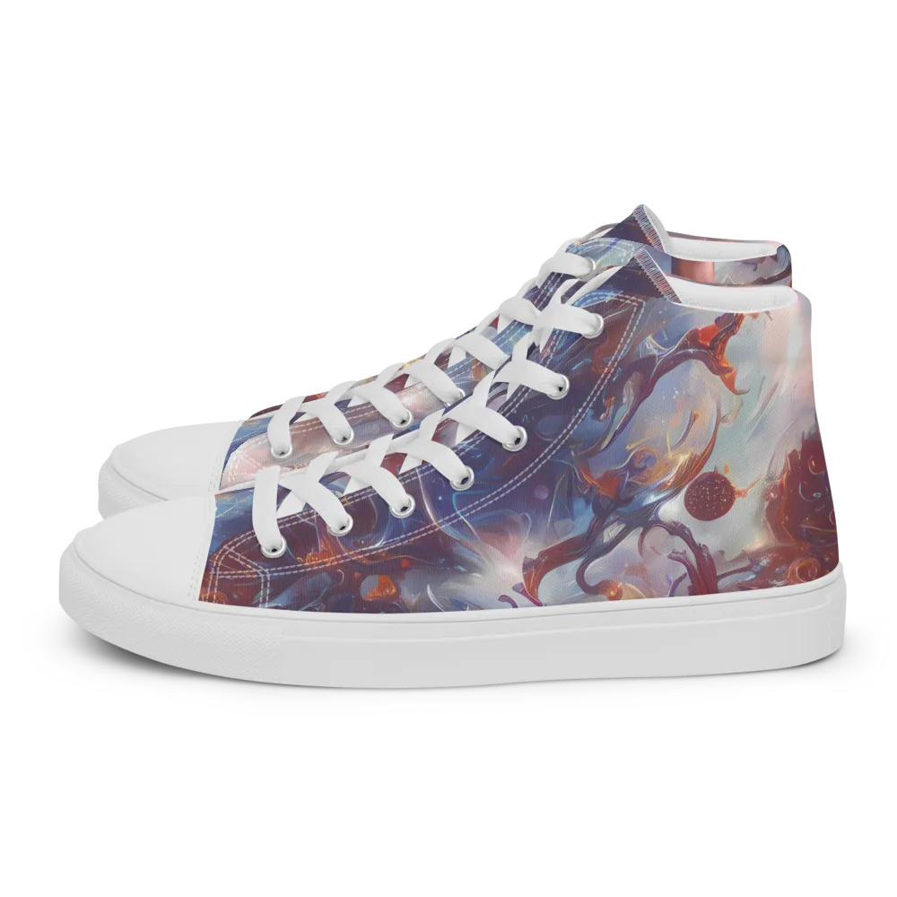 Dreamweaver on Women's High Top Canvas Shoes — Left