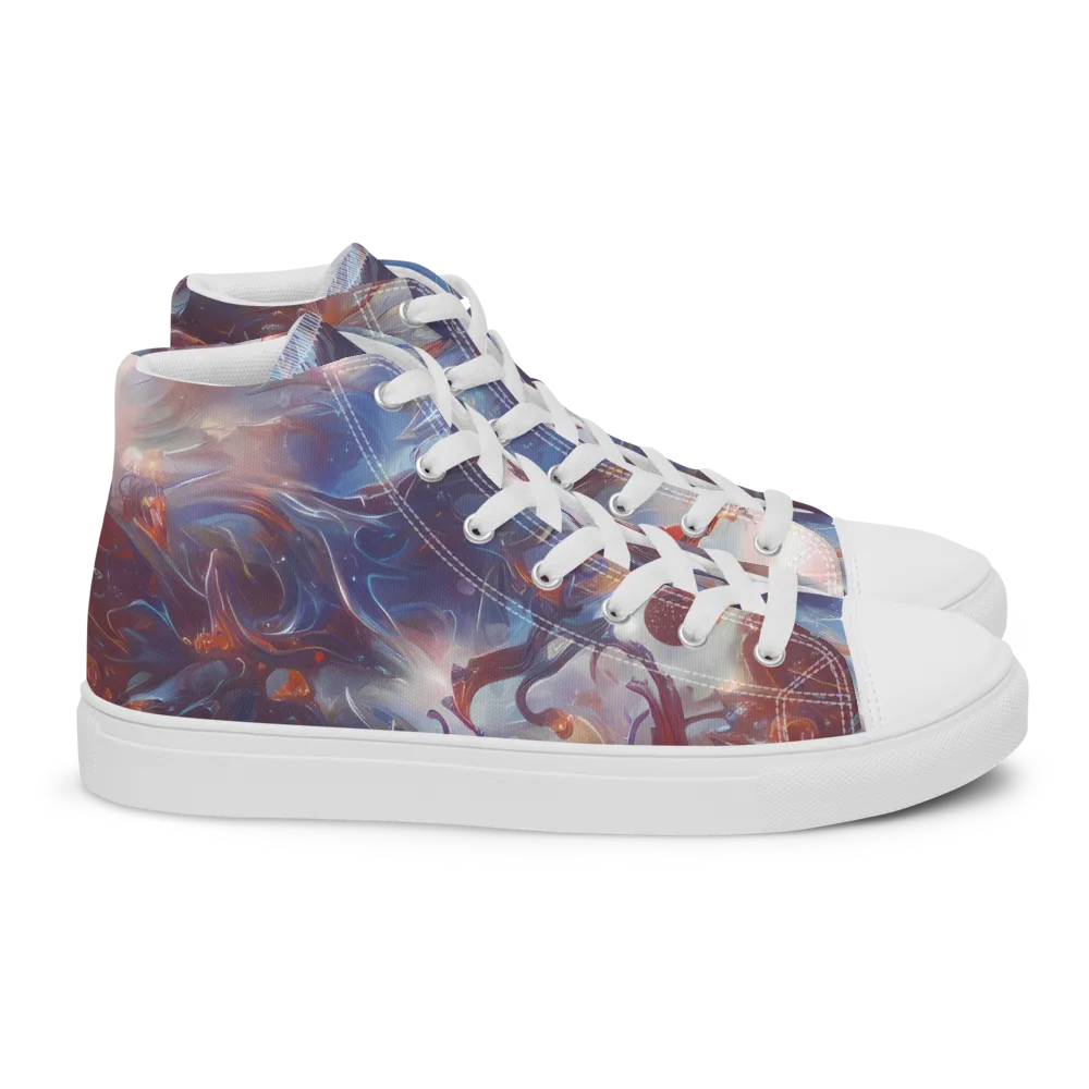 Dreamweaver on Women's High Top Canvas Shoes — Right