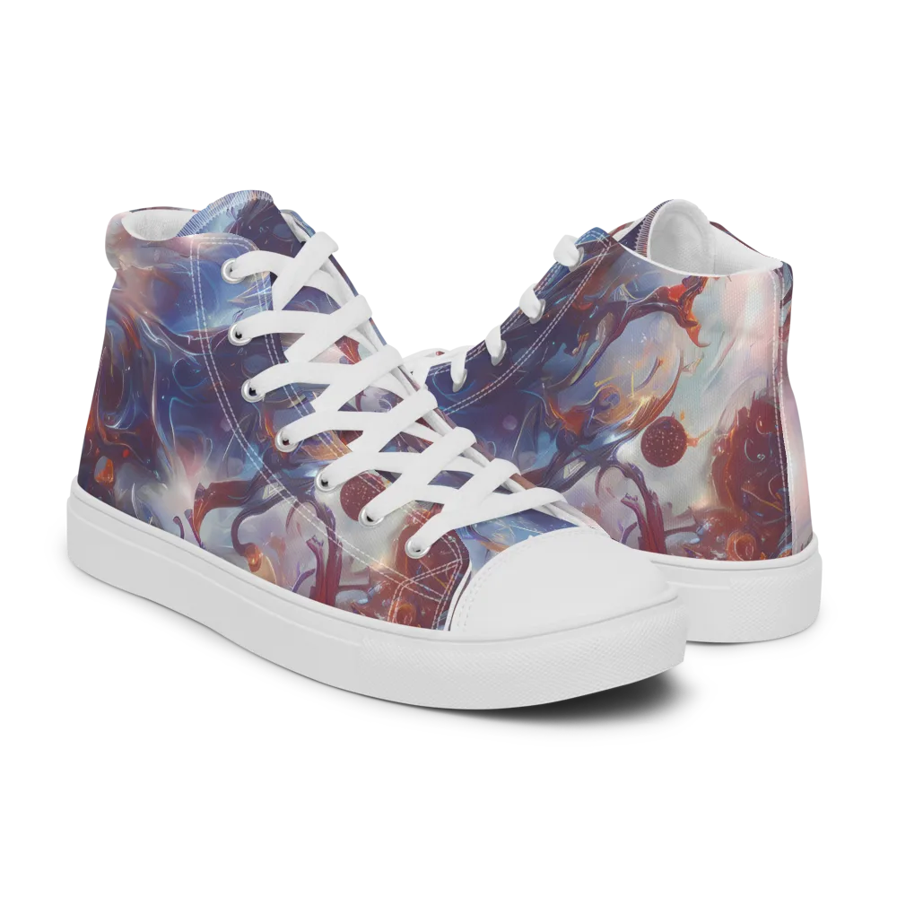 Dreamweaver on Women's High Top Canvas Shoes — Right