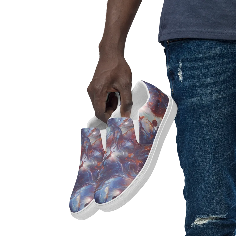 Dreamweaver on Men's Slip-On Canvas Shoes — Left Front