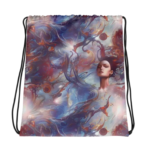 Dreamweaver on a Drawstring Bag