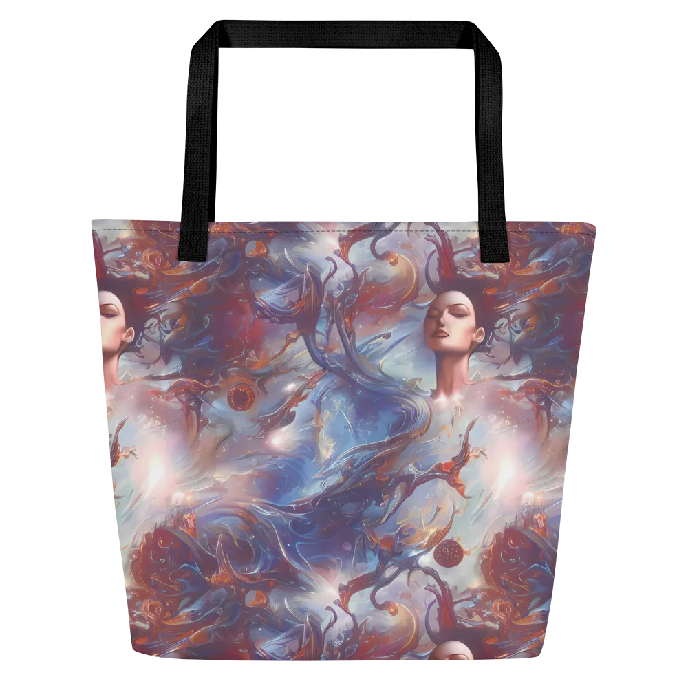 Dreamweaver on Large Tote Bag W/ Pocket — Front
