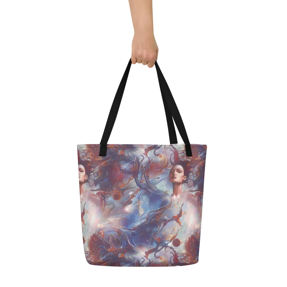 Dreamweaver on Large Tote Bag W/ Pocket — Front