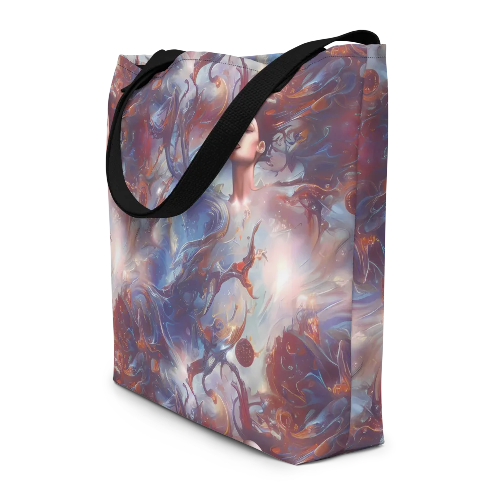 Dreamweaver on Large Tote Bag W/ Pocket — Front
