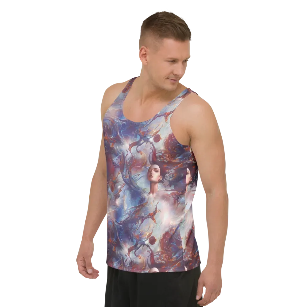 Dreamweaver on Men's Tank Top — Left Front