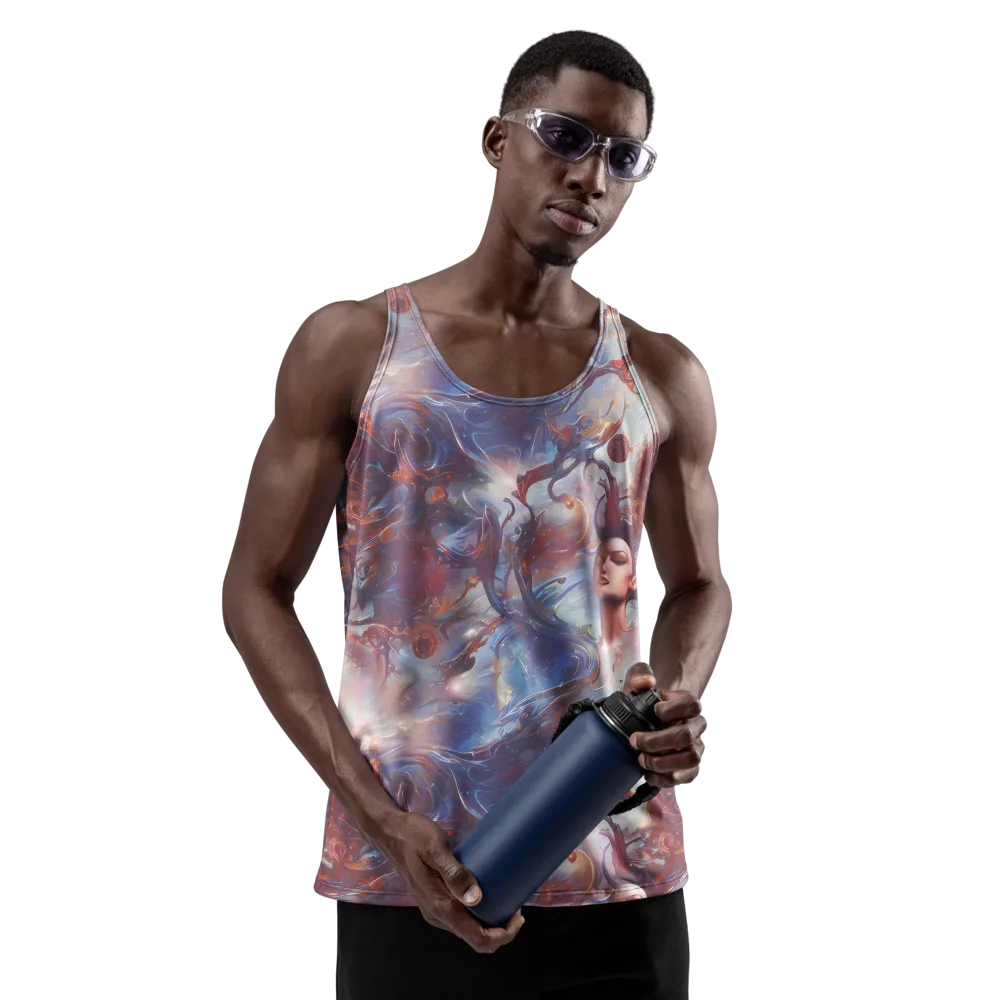 Dreamweaver on Men's Tank Top — Front