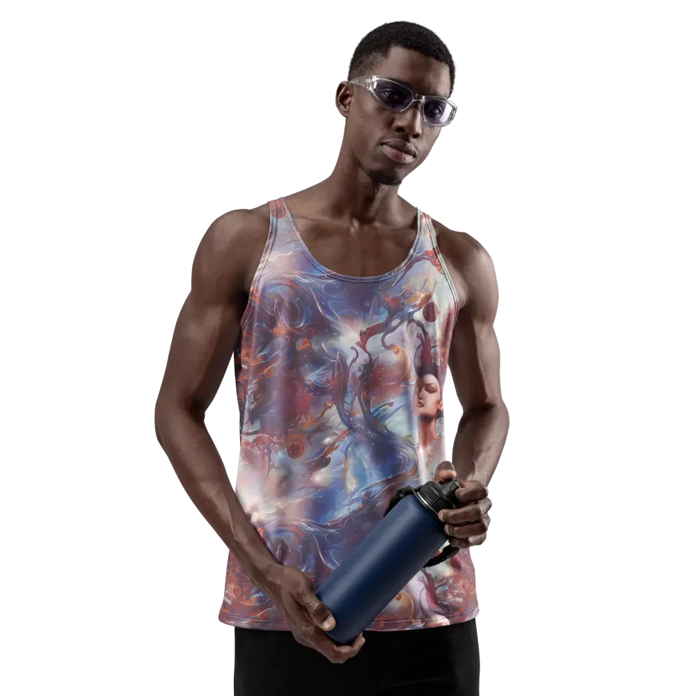 Dreamweaver on Men's Tank Top — Front
