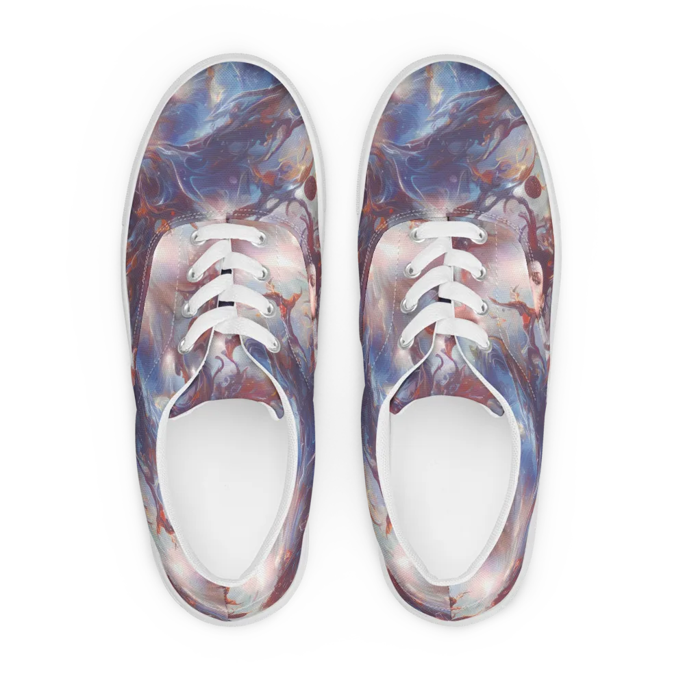 Dreamweaver on Men's Lace-Up Canvas Shoes — Front