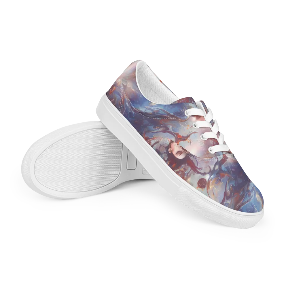 Dreamweaver on Men's Lace-Up Canvas Shoes — Right Front