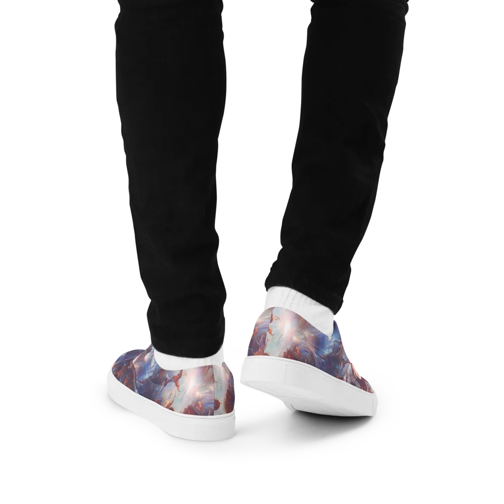 Dreamweaver on Men's Lace-Up Canvas Shoes — Back