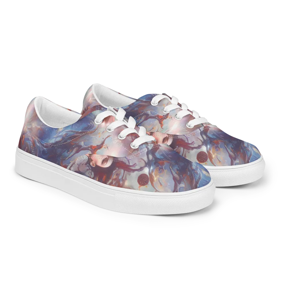 Dreamweaver on Men's Lace-Up Canvas Shoes — Right Front