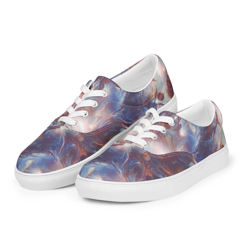 Dreamweaver on Men's Lace-Up Canvas Shoes — Left Front