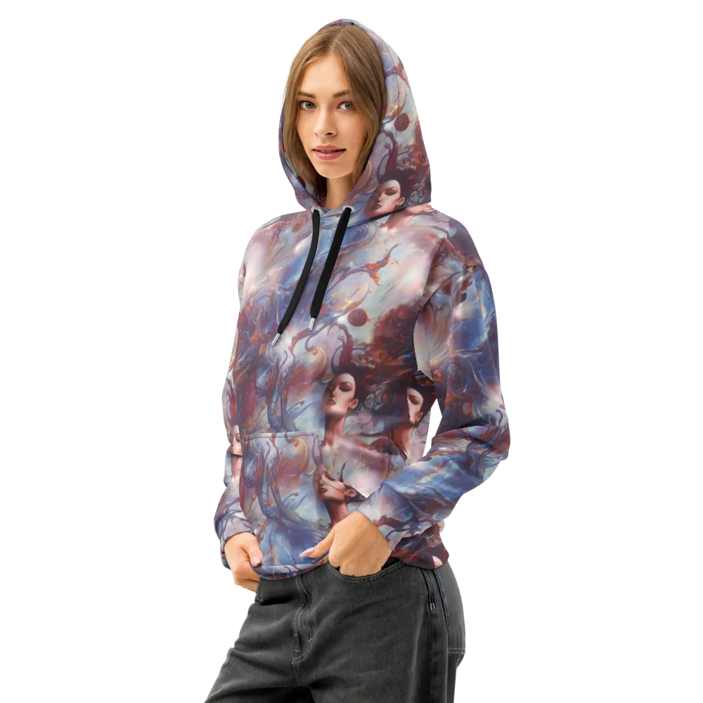 Dreamweaver on Cotton Hoodie — Left Front