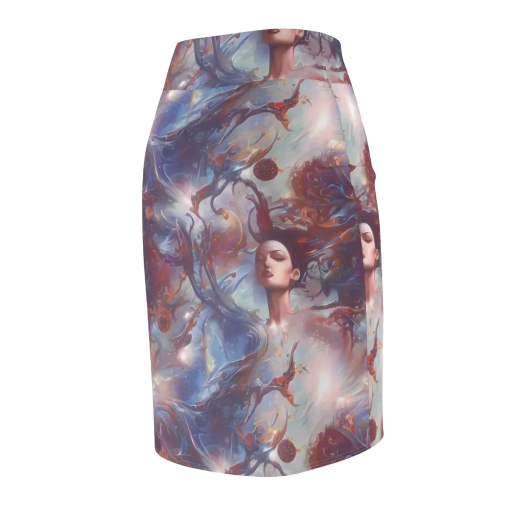 Dreamweaver on Pencil Skirt — Back Side