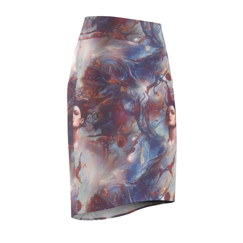 Dreamweaver on Pencil Skirt — Front Side