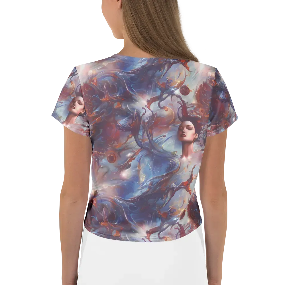 Dreamweaver on Crop Tee — Back