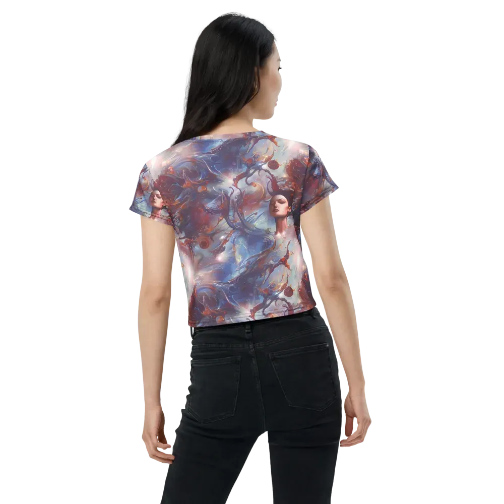 Dreamweaver on Crop Tee — Back