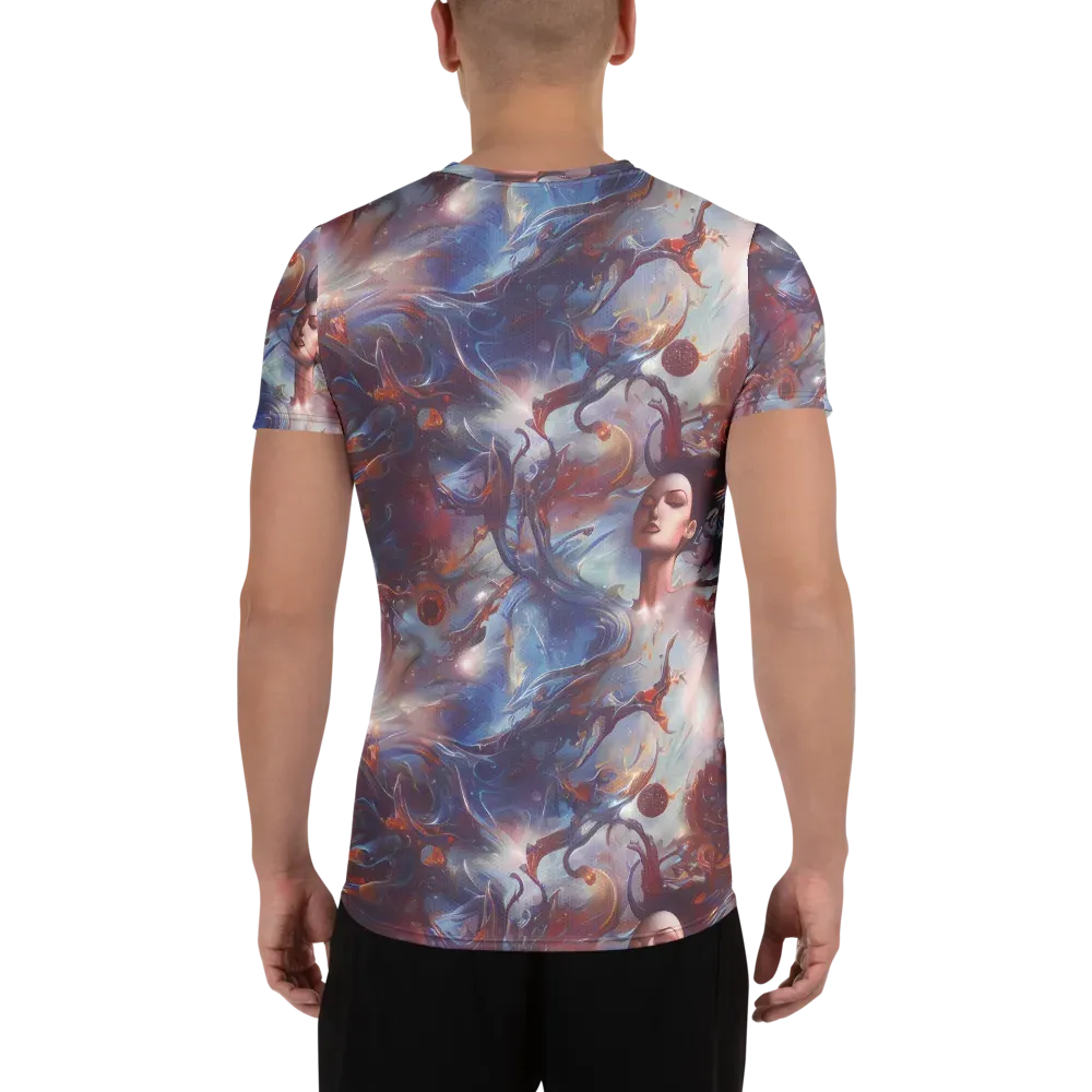 Dreamweaver on Men's Athletic T-Shirt — Back