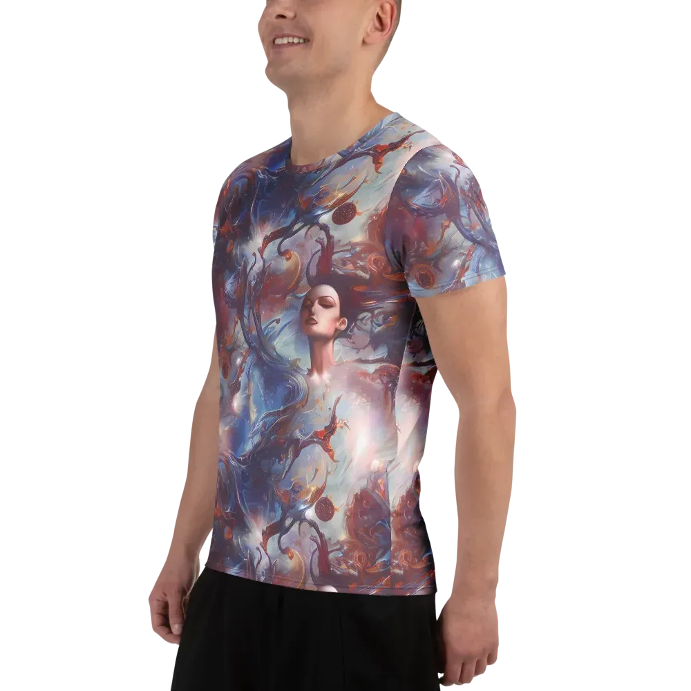 Dreamweaver on Men's Athletic T-Shirt — Left