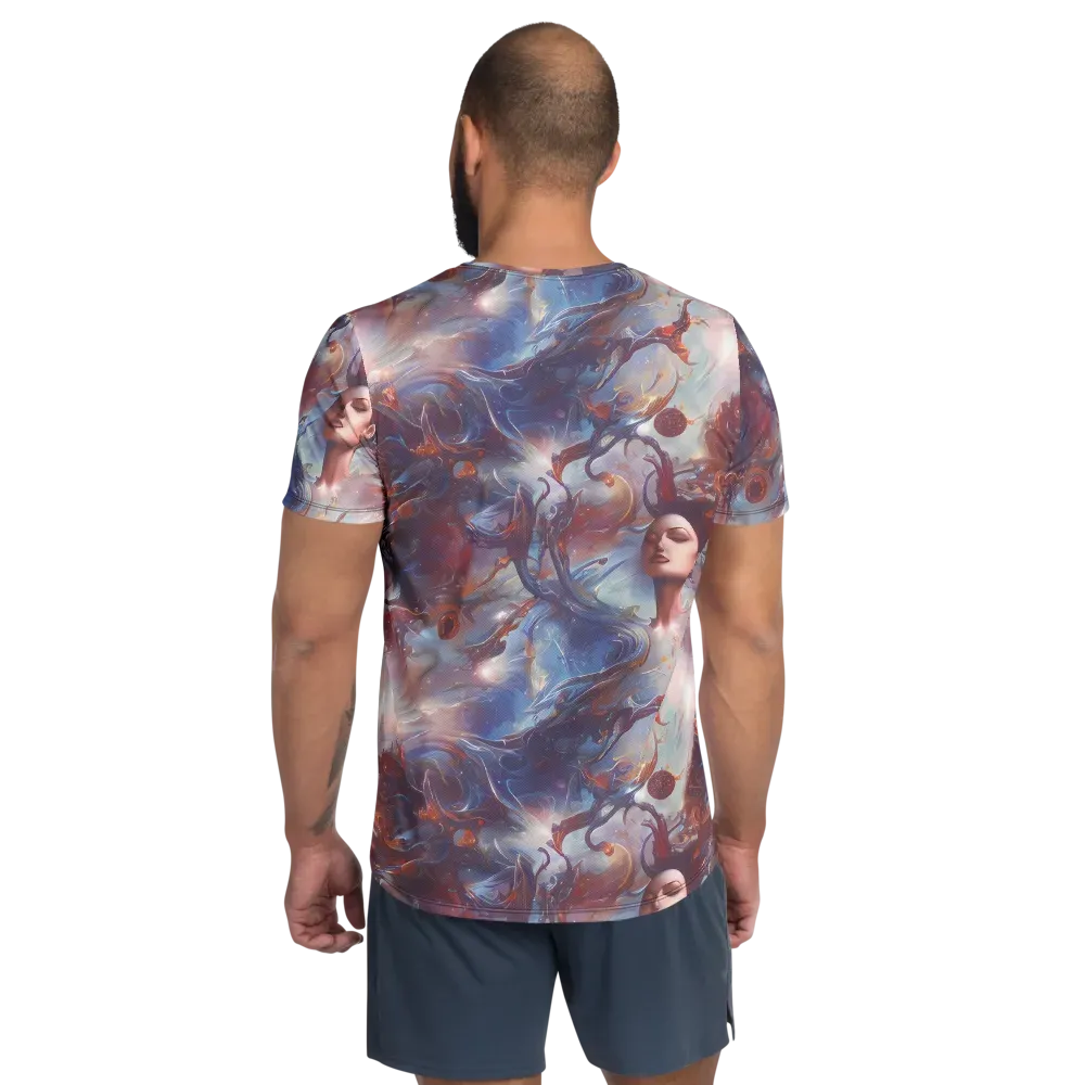 Dreamweaver on Men's Athletic T-Shirt — Back