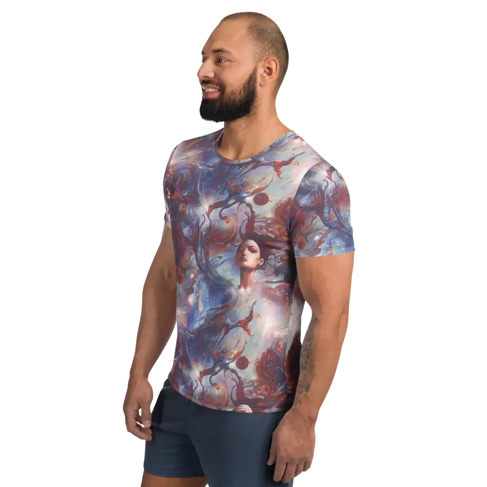 Dreamweaver on Men's Athletic T-Shirt — Left