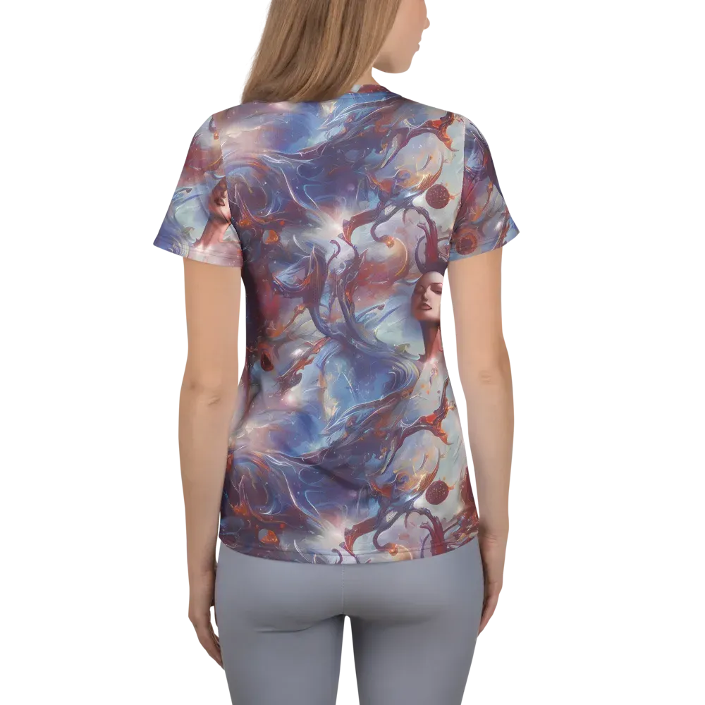 Dreamweaver on Women's Athletic T-Shirt — Back