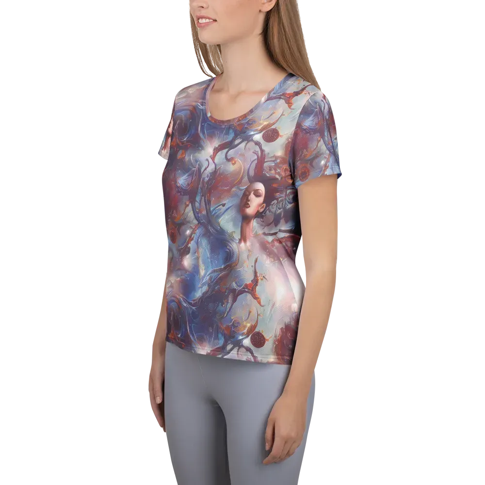 Dreamweaver on Women's Athletic T-Shirt — Left