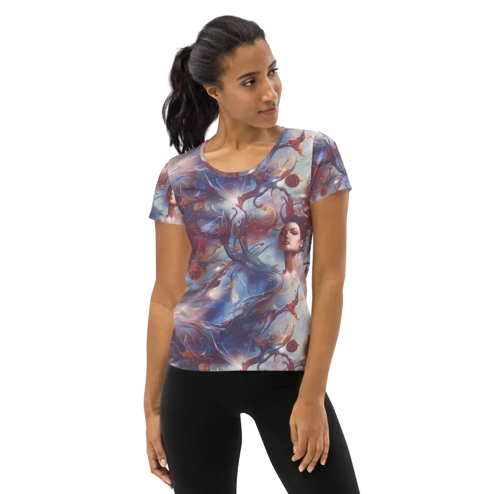 Dreamweaver on Women's Athletic T-Shirt — Front