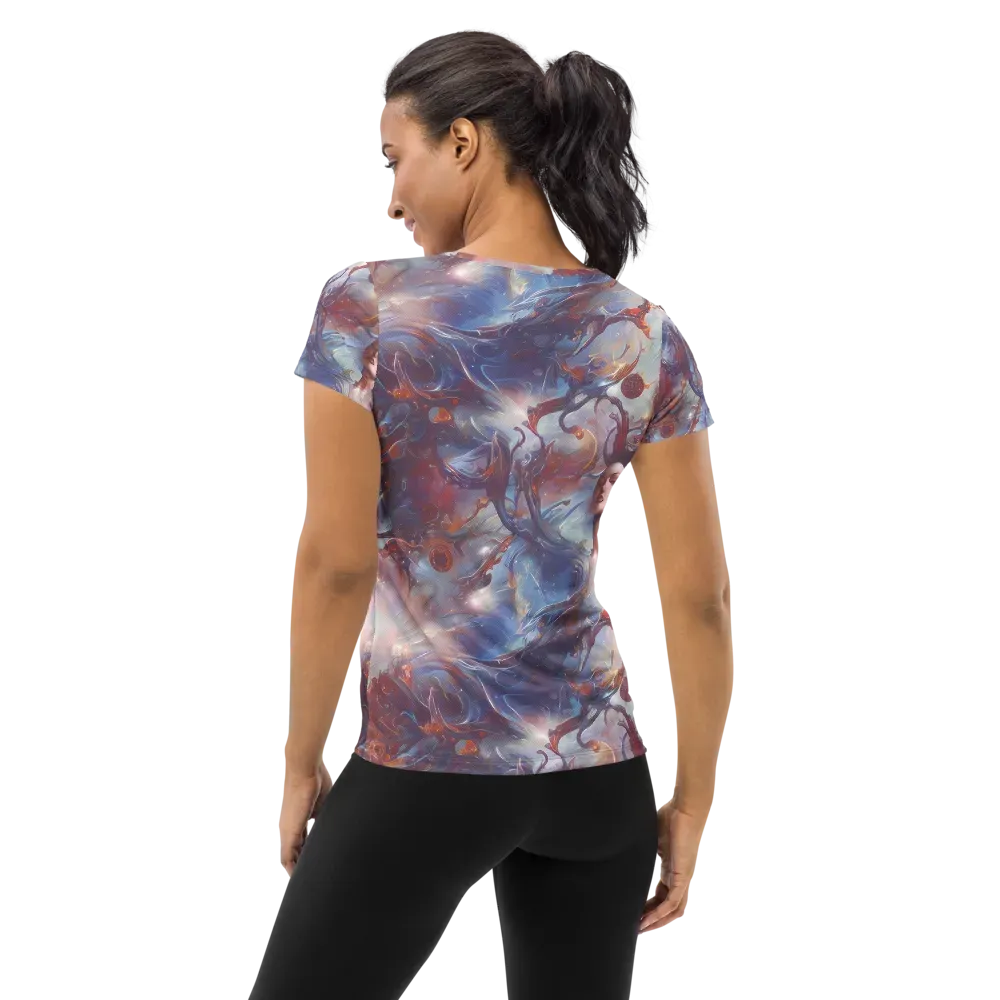 Dreamweaver on Women's Athletic T-Shirt — Back