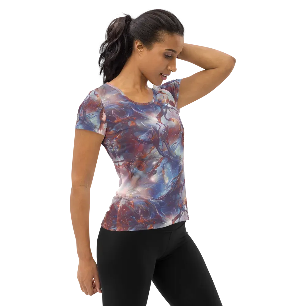 Dreamweaver on Women's Athletic T-Shirt — Right