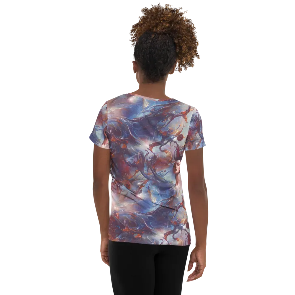 Dreamweaver on Women's Athletic T-Shirt — Back