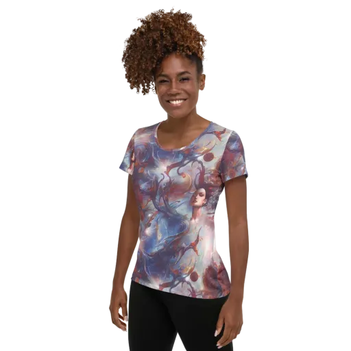 Dreamweaver on a Women's Athletic T-Shirt