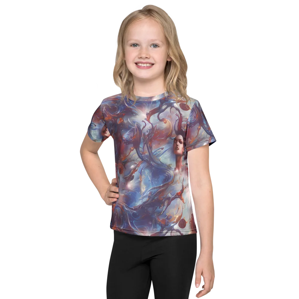 Dreamweaver on Kids Crew Neck T-Shirt — Front