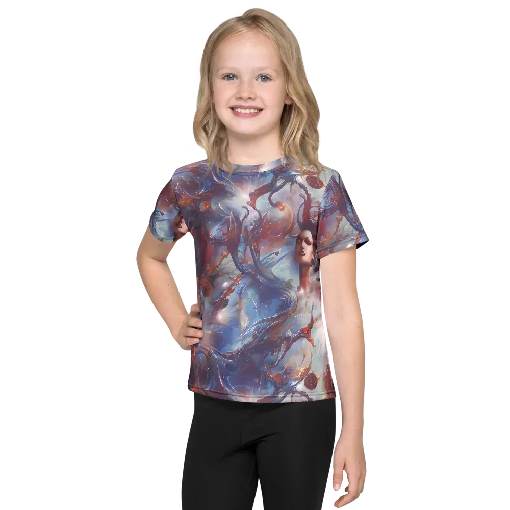 Dreamweaver on Kids Crew Neck T-Shirt — Front